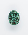 Scarab, Glazed Steatite