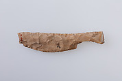 Bifacial knife with handle, Flint