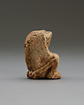 Baboon amulet, Faience