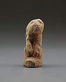 Baboon amulet, Faience