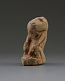 Baboon amulet, Faience