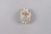 Scarab with Representation of Bes, Glazed steatite