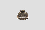 Amulet of Two Birds on a Neb-Basket, Silver