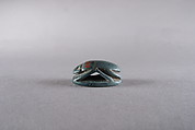 Scarab Inscribed with Blessing Related to Amun ( Amun-Re), Egyptian Blue