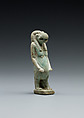 Amulet: Figure of Taweret, Faience, blue