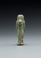 Amulet: Figure of Taweret, Faience, blue