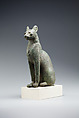 Cat with image of Bastet on breast, Cupreous metal
