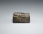 Mummy case, lizard, Cupreous metal