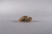 Scarab with monkeys climbing a palm tree (New Year's wish), Steatite