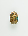 Scarab of "the King's Eldest Son Nehesy", Glazed steatite