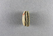 Scarab inscribed with a name of wish related to Ptah, Green faience