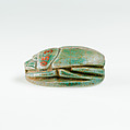 Scarab, Steatite (glazed)