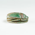 Scarab, Steatite (glazed)