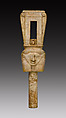 Sistrum with the Name of King Amasis, Faience