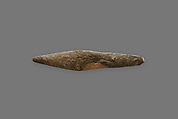 Rhomboid-Shaped Bifacial Knife, Flint