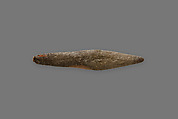 Rhomboid-Shaped Bifacial Knife, Flint