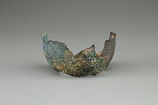 Strainer or vase fragment, Silver