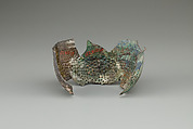 Strainer or vase fragment, Silver