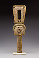 Sistrum with the Name of King Amasis, Faience