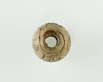 Bead with the Name of King Iaib Wahibre, Glazed steatite