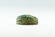 Scarab Inscribed with the Name Sehetepibre, Blue faience