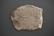 Block of Relief, Limestone, paint