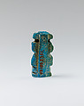 Thoth (Cynocephalus baboon) amulet, Faience
