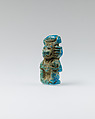 Thoth (Cynocephalus baboon) amulet, Faience