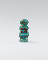 Cynocephalus baboon amulet, Faience