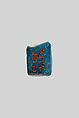 Shu amulet, Faience