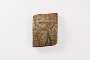 Fragment of a votive bracelet, Faience