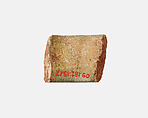 Fragment of a votive bracelet, Faience