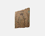 Fragment of a votive bracelet, Faience