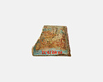 Fragment of a votive bracelet, Faience