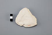 Hieratic ostracon, Limestone, ink, paint