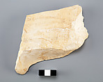Hieratic ostracon with account, Limestone, ink, paint