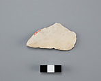 Hieratic ostracon, Limestone, ink, paint