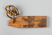 Mummy label of Tsenpetese daughter of Panahib, Wood, ink