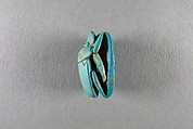 Scarab of Menkheperre, Faience