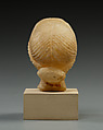 Head, female, Travertine (Egyptian alabaster)