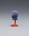 Head, Blue glass