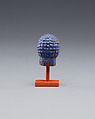 Head, Blue glass