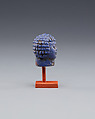 Head, Blue glass
