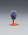 Head, Blue glass