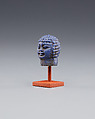 Head, Blue glass