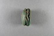 Scarab,  Psamtik I or Apries, Glazed steatite