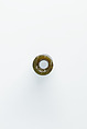 Cylinder seal with an image of seated Hathor, Green muscovite (fuchsite)