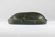 Heart Scarab, Green Quartzite
