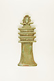 Djed pillar Amulet, Faience