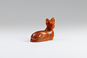 Cat amulet, Carnelian